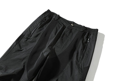 Pantalones Casuales con Cierre Trasero y Costura de Nylon - Image 9