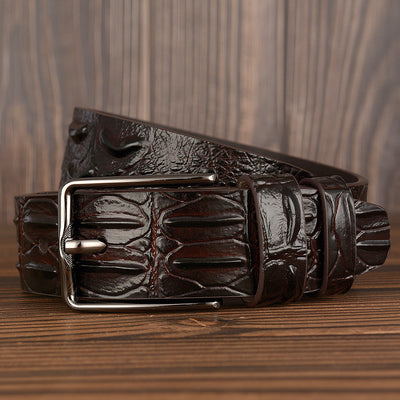Cinturón de Cuero Premium para Hombre - Diseño Lujo Piel Genuina - Image 9