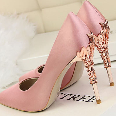 Zapatos de Tacón Stiletto Puntiagudo para Dama de Honor y Novia - Image 31