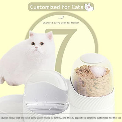 Comedero y Bebedero Automático para Gatos con Dispensador de Gravedad 2L - Image 3