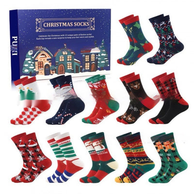 Calcetines Navideños Sorpresa en Caja - Decoraciones Temáticas Miniatura - Image 5