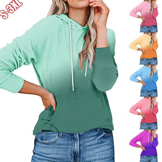 Sudadera Tie-dye Degradado para Otoño - Comodidad y Estilo Deportivo