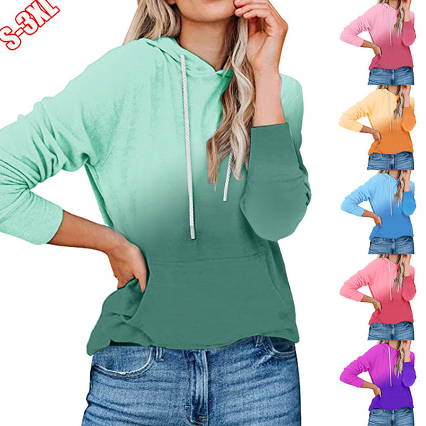 Sudadera Tie-dye Degradado para Otoño - Comodidad y Estilo Deportivo