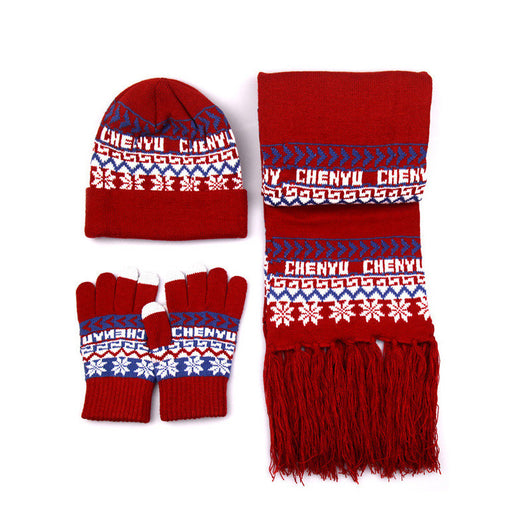 Set Invierno Abrigado: Gorro, Bufanda y Guantes de Lana Tejida - Image 7