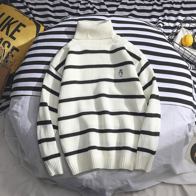 Suéter Cuello Alto Otoño Invierno Hombre Niño Estilo Casual Versátil - Image 14