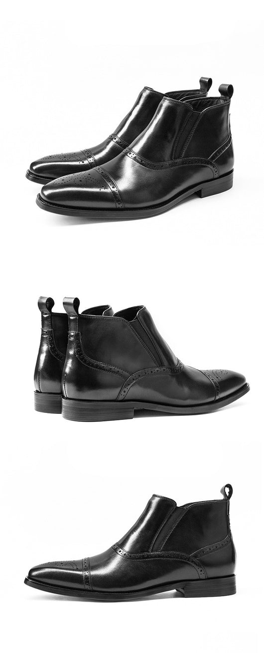 Botas Martin de Cuero para Hombre - Calzado Alto Otoño Invierno - Image 11