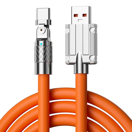 Cable de Carga Rápida Giratorio para Móviles - Cargador Ultra Veloz