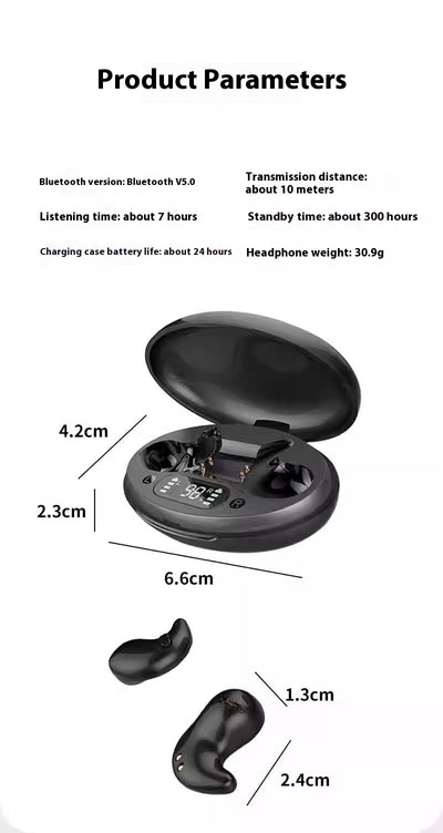 Auriculares Inalámbricos Invisibles para Dormir y Descanso - Image 13