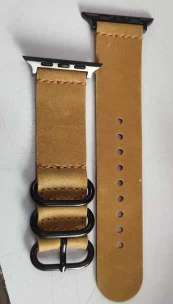 Correa de Reloj Nubuck con Hebilla de Tres Anillos - Image 9