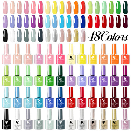 Kit Completo de 48 Colores de Esmalte Gel UV para Uñas - Image 3