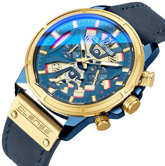 Reloj Casual con Correa Negra Resistente al Agua - Image 5
