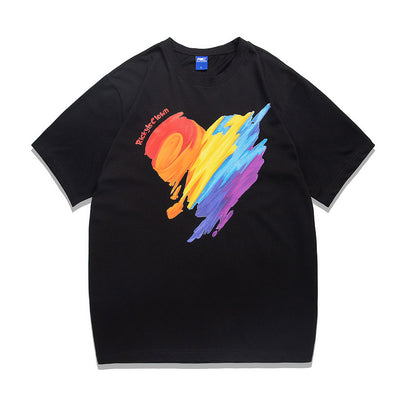 Camiseta Manga Corta Arcoíris Amor - Diseño Payaso Graffiti - Image 5