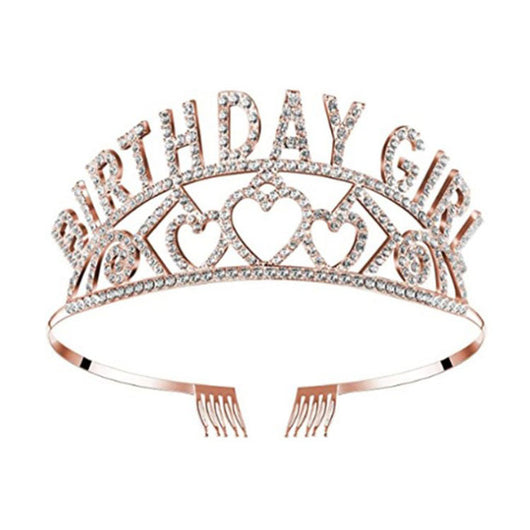 Corona Diamante Brillante para Fiesta de Cumpleaños - Set de Diadema Decorativa para Prom - Image 16