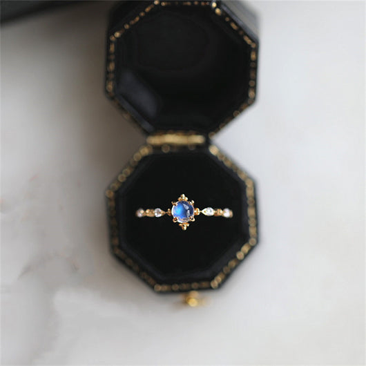 Anillo de Plata Esterlina Bañado en Oro para Mujer - Image 11