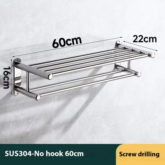 Toallero de Acero Inoxidable 304 Portátil para Baño - Image 13