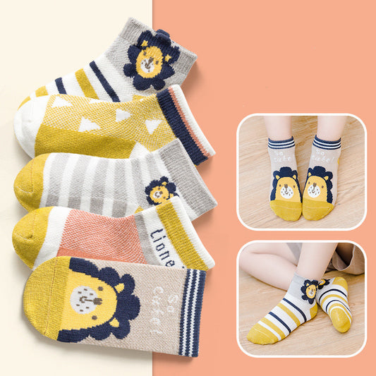 Calcetines Transpirables para Bebé - Diseño Cartoon Primavera Verano