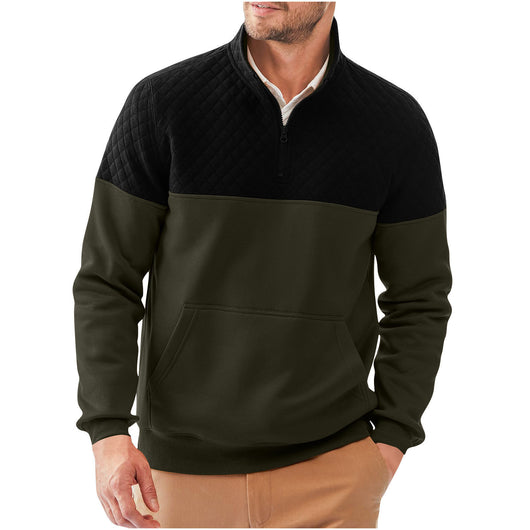 Sudadera con Capucha Color Block Casual para Hombre - Image 41