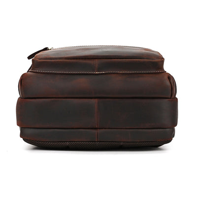 Mochila de Cuero Vintage para Hombre - Piel de Res Auténtica - Image 21