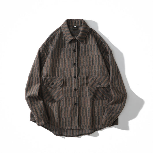 Camisa Larga de Lana Gruesa con Diseño Étnico Ancestral - Image 23