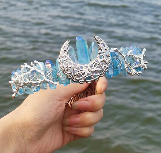 Diadema de Cristal Arcoíris Natural - Image 11