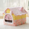 Cama Casa para Mascotas Desmontable y Lavable - Otoño e Invierno