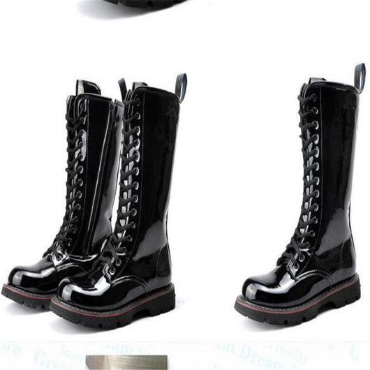 Botas Martin de Cuero Charol Altas para Hombre - Estilo Premium - Image 5
