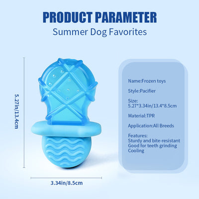 Paletas Refrescantes para Perros - Juego de Juguetes Masticables con Gel Refrigerante - Image 2