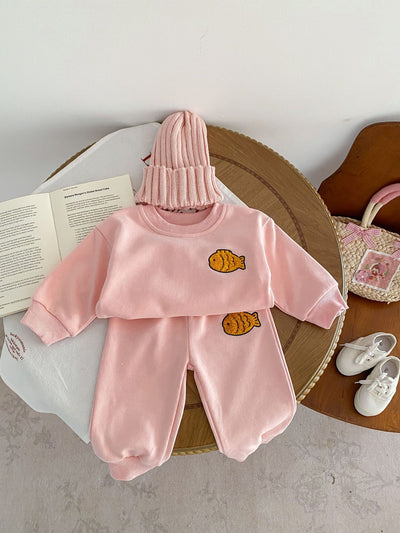 Conjunto de Pantalón y Suéter con Pez Bordado - Image 44