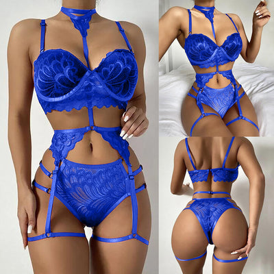 Camisón Sexy de Seda con Tirantes y Lentejuelas Plateadas - Image 11