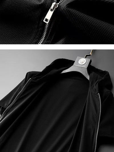 Conjunto de Dos Piezas: Camisa y Pantalón Corto Ligero para Hombre - Image 12