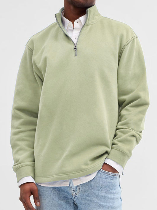 Suéter Deportivo para Hombre con Cierre de Cremallera y Cuello Alto - Image 25