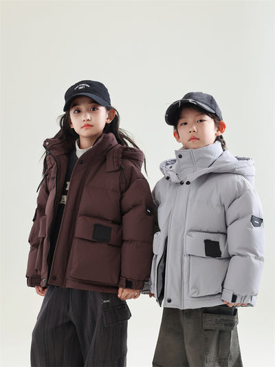 Abrigo Cálido Infantil con Plumón de Pato Blanco para Niños Invierno - Image 20