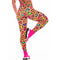Leggins Deportivos Estampado Leopardo Multicolor con Tecnología Transpirable para Mujer