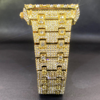 Reloj Hip Hop para Hombre con Cristales Brillantes y Movimiento de Cuarzo - Image 12