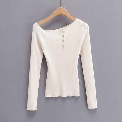 Blusa Entallada de Botón Simple para Mujer - Image 13