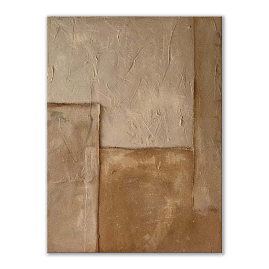Cuadro Abstracto Grande Hecho a Mano - Arte Texturizado Estilo Medieval Wabi-sabi para Sala - Image 8