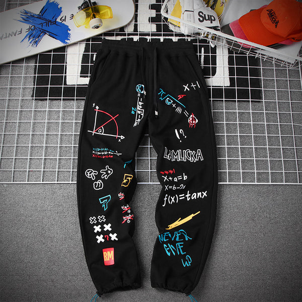 Pantalones Deportivos Holgados con Cordón para Parejas