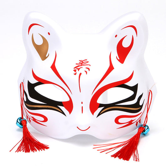 Máscaras de Gato y Zorro Estilo Japonés para Disfraz y Presentaciones Infantiles - Image 15