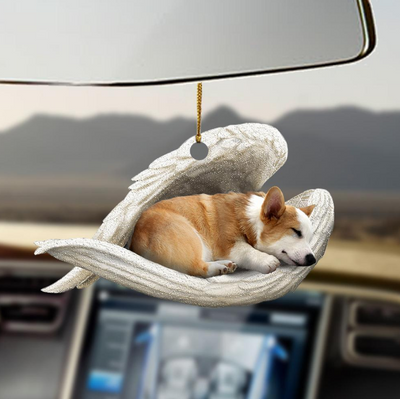 Adorno Colgante Perro Ángel Durmiendo - Decoración Acrílica para Auto, Hogar y Puertas - Image 19