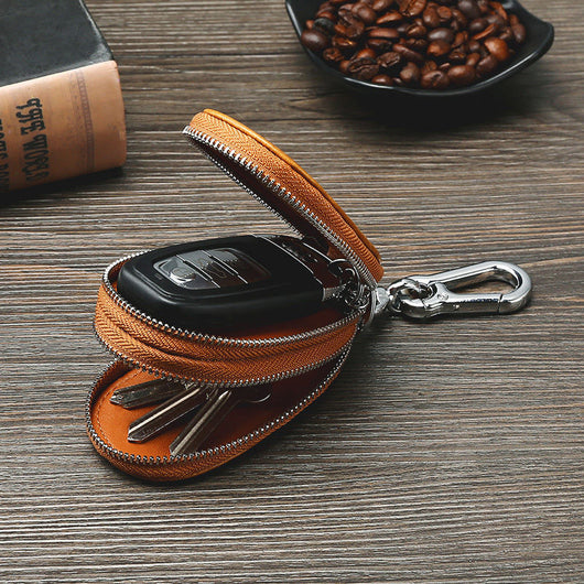 Cartera Organizadora de Cuero para Llaves y Accesorios de Auto - Image 8