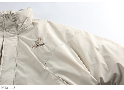 Chaqueta de Plumón de Pato Blanco para Hombre - Corte Holgado - Image 14