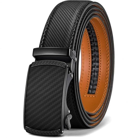 Cinturón de Cuero para Hombre con Hebilla Automática