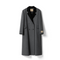 Abrigo Suelto Oversize con Solapa de Arma