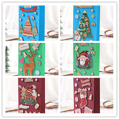 Kit de Tarjetas Navideñas Personalizadas DIY con Diseños Infantiles - Image 10