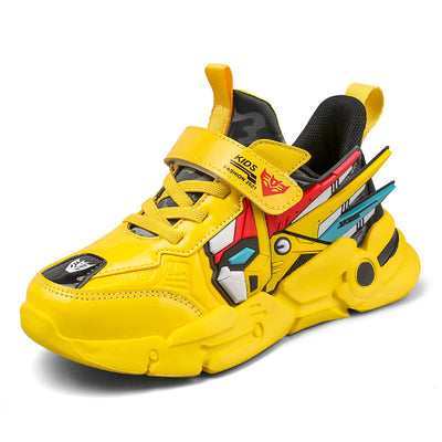 Zapatillas Deportivas Infantiles de Cuero con Velcro - Comodidad y Estilo para Niños - Image 5