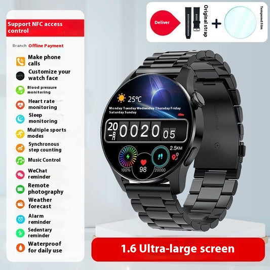 Reloj Inteligente Deportivo con Monitor de Presión Arterial y Bluetooth - Image 2