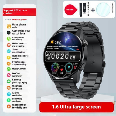Reloj Inteligente Deportivo con Monitor de Presión Arterial y Bluetooth - Image 2