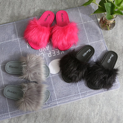 Pantuflas Peludas de Moda para Mujer - Cómodas y Elegantes para Uso Interior y Exterior - Image 13