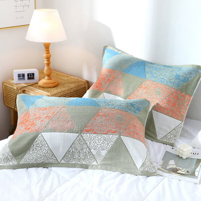 Toalla Almohada de Gasa Algodón Cinco Capas Estilo Europeo - Image 3