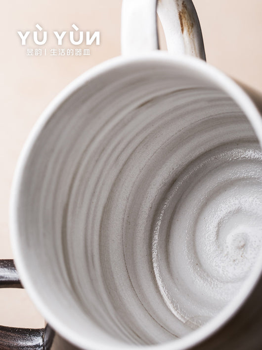 Taza de Cerámica Retro Vintage para Café - Image 2